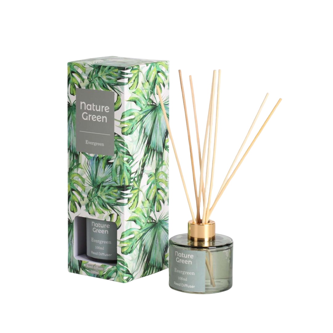 kodulohnastaja_nature_green_evergreen_100ml_1-3 Kodulõhnastaja NATURE GREEN Evergreen 100ml - Image 1