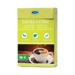Kohvifiltrid nr. 4 SMILE valgendamata 80tk karbis