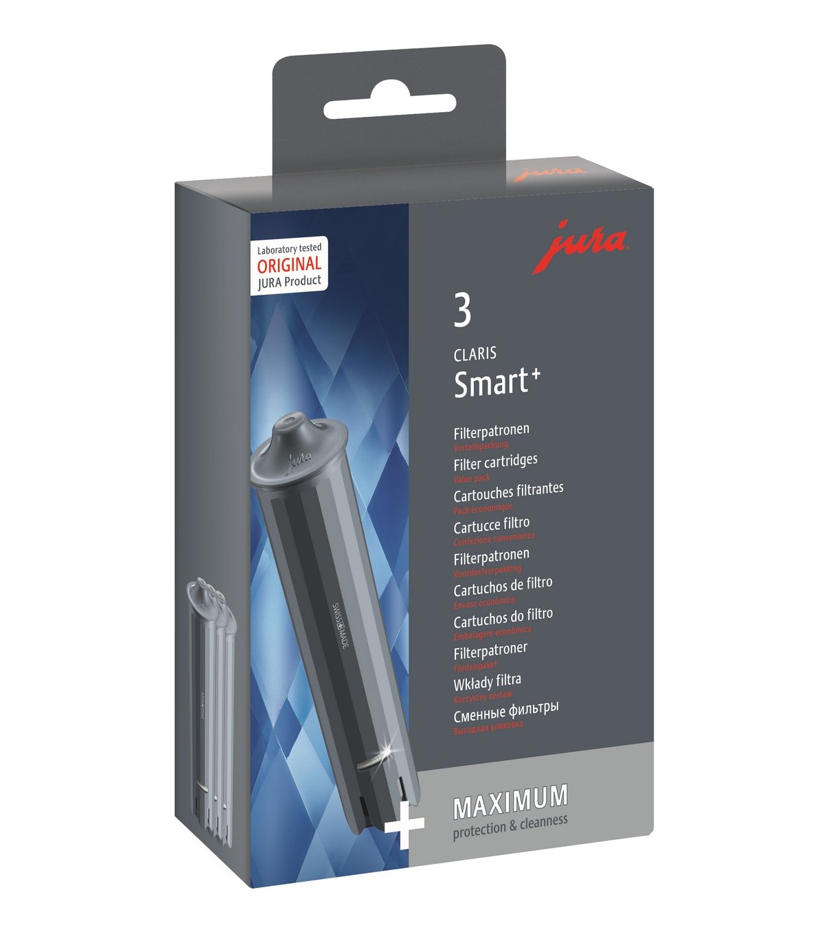 Kohvimasina veefilter JURA Claris Smart+ 3tk pakis - Pilt 1