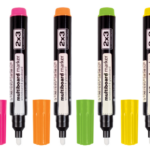 Kriidimarker-klaastahvlimarker MULTIBOARD neoonvärvid 4tk pakis