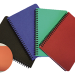 Kaustik spiraalköites A6 ruuduline SMLT 96 lehte kartongkaaned värvivalik