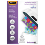 Lamineerimiskile A4 80mic FELLOWES Premium ImageLast 100 lehte