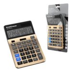 Kalkulaator 12-kohaline ERICH KRAUSE DC-2793-12 kuldne korpus