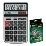 Kalkulaator TOOR TR-1216 12-kohaline hõbedane korpus