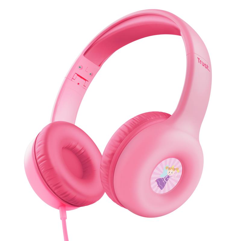 lko-25277-lko-0-7a7d76a3-3a2f-4c15-87af-e6d57ea9f38e-4 HEADPHONES NOUNA KIDS/PINK 25277 TRUST - Image 1
