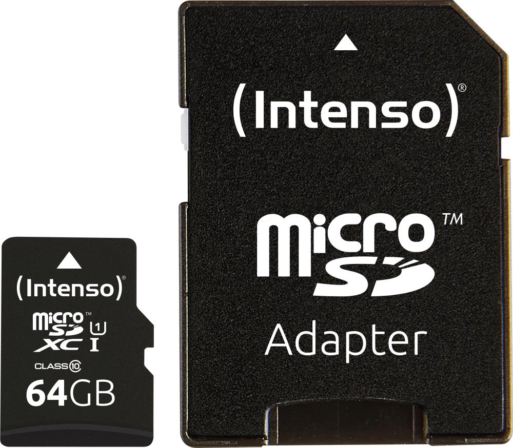 lko-3423490-lk-0-607330cb-d1ae-4fa6-9312-fe5867869b2f-14 MEMORY MICRO SDXC 64GB UHS-I/W/ADAPTER 3423490 INTENSO - Image 1
