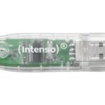 MEMORY DRIVE FLASH USB2 32GB/TRANSPARENT 3502480 INTENSO