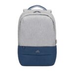 NB BACKPACK ANTI-THEFT 17.3"/7567 GREY/DARK BLUE RIVACASE