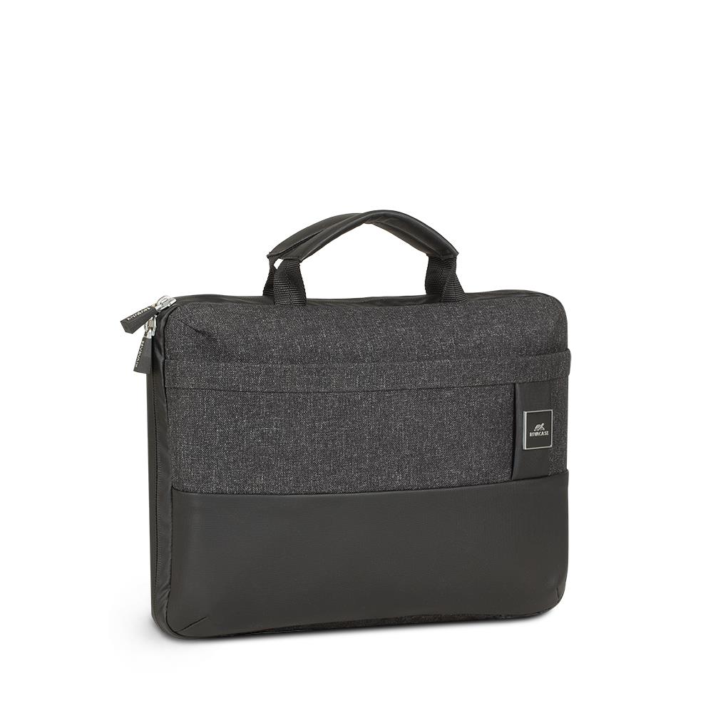 lko-8823blackm-0-96a4aa7f-0bb8-46da-9eec-8337d92fc2b7-5 NB CASE LANTAU 13.3"/8823 BLACK MELANGE RIVACASE - Pilt 1