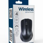 MOUSE USB OPTICAL WRL/BLACK MUSW-4B-04 GEMBIRD