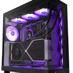 Case NZXT H6 Flow RGB MidiTower Case product features Transparent panel Not included ATX MicroATX…
