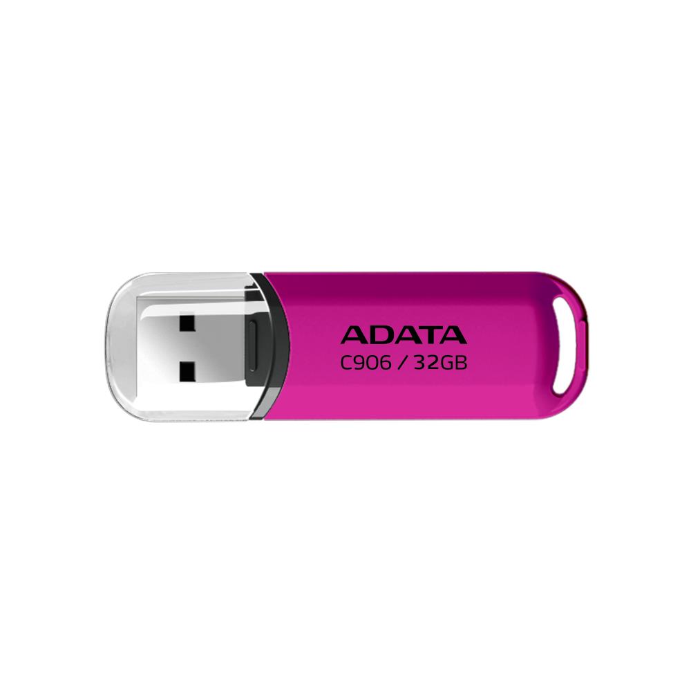 lko-ac906-32g-0-9c2348dd-6901-40d1-aeff-6131c1c26812-28 MEMORY DRIVE FLASH USB2 32GB/PINK AC906-32G-RPP ADATA - Image 1
