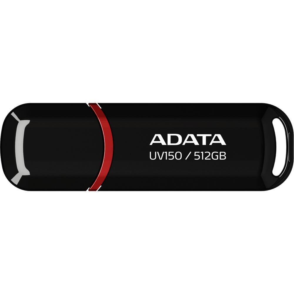 lko-auv150-512-0-7a3aab1e-5b34-4c75-a049-5c3dbc54228b-36 MEMORY DRIVE FLASH USB3 512GB/BLACK AUV150-512G-RBK ADATA - Image 1