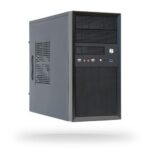 Case CHIEFTEC MiniTower MicroATX Colour Black CT-01B-OP