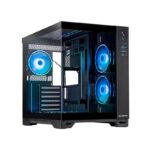Case CHIEFTEC VISIO GM-30B-TG-OP MidiTower Case product features Transparent panel Not included...