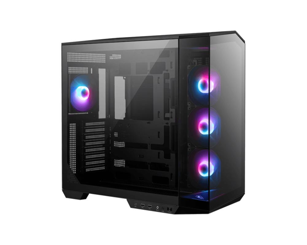 lko-magpano100-0-9eb368c2-cad9-4fc8-8205-303b0a05ae75-9 Case MSI MAG PANO 100R PZ MidiTower Case product features Transparent panel ATX MicroATX MiniITX... - Image 1