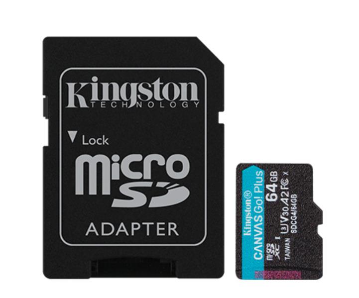lko-sdcg464gb-0-74367519-3d66-4bed-b2c3-8f380d6fa10e-70 MEMORY MICRO SDXC 64GB UHS-I/3PACK SDCG4/64GB KINGSTON - Pilt 1