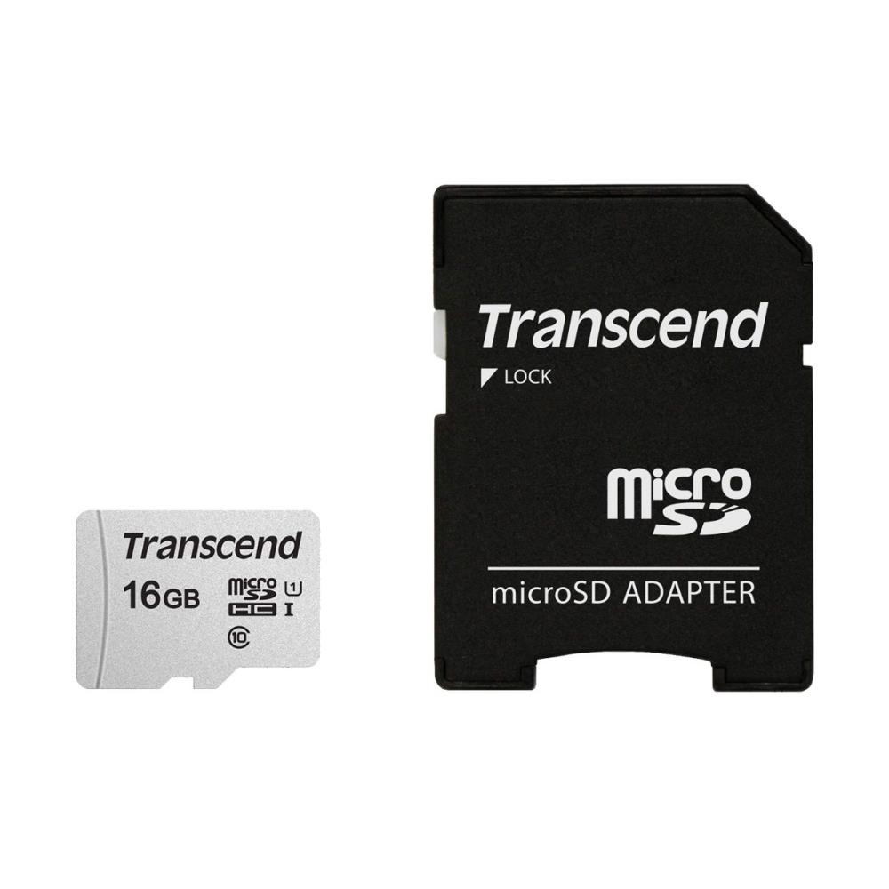 lko-ts16gusd30-0-7e143e29-3402-4ca0-ba0f-8b154e85e12c-2 MEMORY MICRO SDHC 16GB W/ADAP/C10 TS16GUSD300S-A TRANSCEND - Image 1
