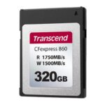 MEMORY COMPACT FLASH 320GB/CFE TS320GCFE860 TRANSCEND