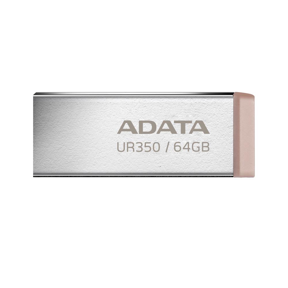 lko-ur350-64g-0-e5e7bfbe-e39a-4544-a9dc-38023f275aa6-17 MEMORY DRIVE FLASH USB3.2 64GB/BROWN UR350-64G-RSR/BG ADATA - Image 1