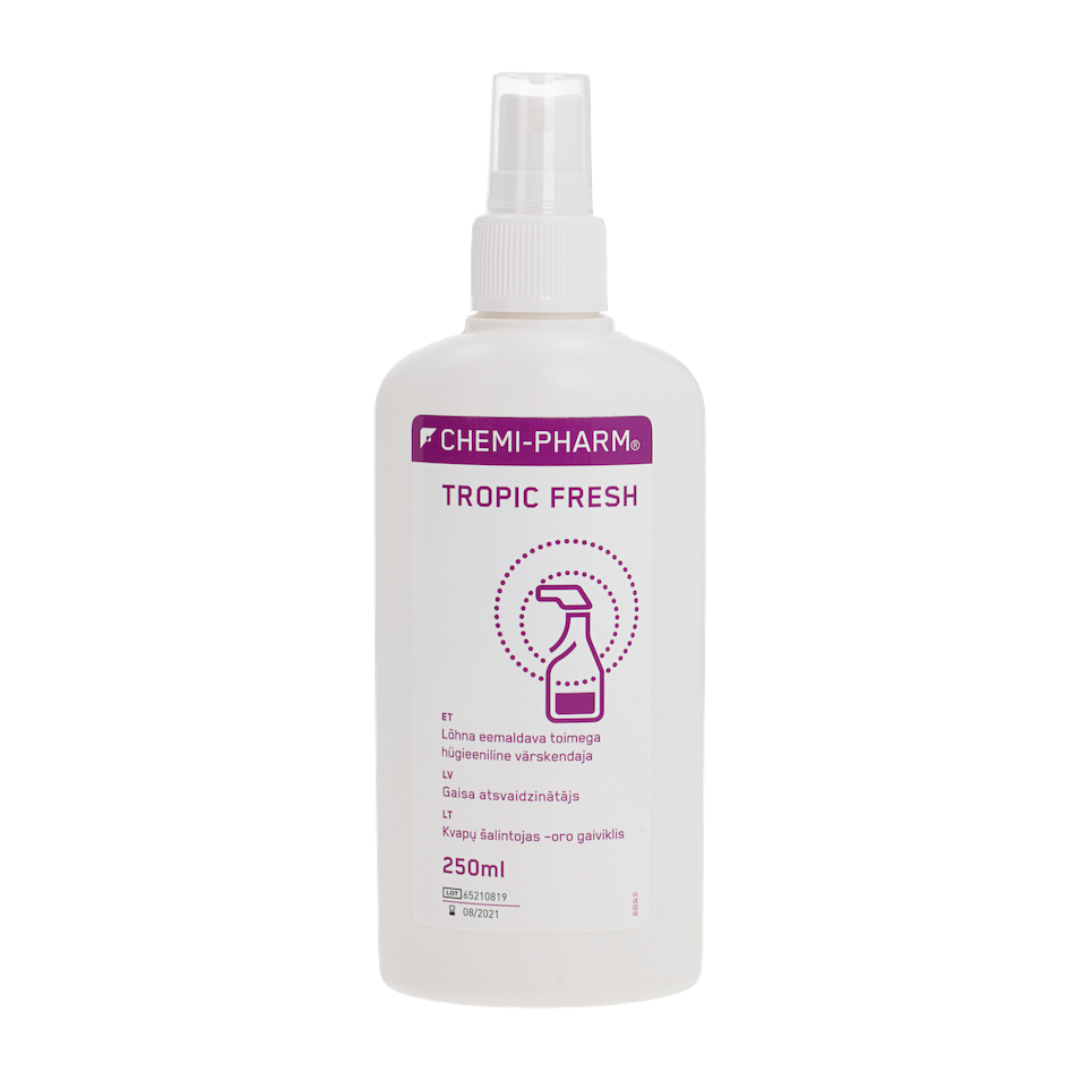lohnade_neutraliseerija_chemi-pharm_tropic_fresh_250ml-12 Lõhnade neutraliseerija CHEMI-PHARM Tropic Fresh 250ml - Image 1