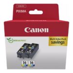 CANON CLI-36 Ink Cartridge Twin Pack