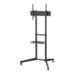 DIGITUS TV Cart with shelf 37-70inch bk