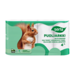 Majapidamispaber 2-kihiline SERLA poolleht 4rl pakis lopet.