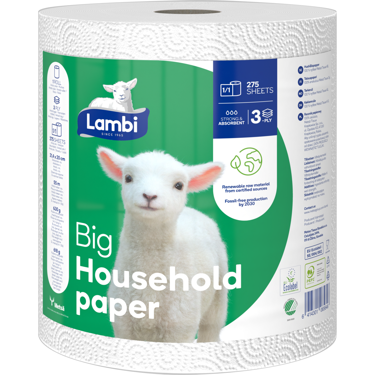 majapidamispaber_3-kihiline_lambi_big_1rl-4 Majapidamispaber 3-kihiline LAMBI Big rullis - Image 1
