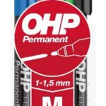 Kilemarker permanentne OHP ICO M 1mm 4 värvi komplekt