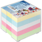 Märkmekuup FORPUS 85x85mm värvilised lahtised lehed 800 lehte