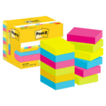 Märkmepaber 38x51mm POST-IT Energetic 653TFEN 12x100 lehte