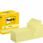 Märkmepaber 76x127mm POST-IT Z-notes kanaari kollane 12x100 lehte
