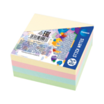 Märkmekuup 76x76mm CENTRUM pastelsed toonid 400 lehte