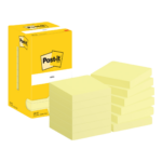 Märkmepaber 76x76mm POST-IT kanaari kollane 12x100 lehte