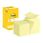 Märkmepaber 76x76mm POST-IT Z-notes R330 kollane 12x100 lehte