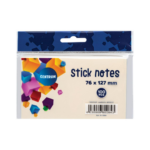 Märkmepaber CENTRUM 76x127mm helekollane 100 lehte