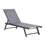 Lamamistool ARIO 59,5x190xH32-96cm, tumehall