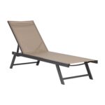 Lamamistool ARIO 59,5x190xH32-96cm, beež