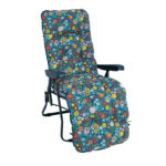 Lamamistool BADEN-BADEN õitsvate lilledega kate