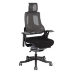 Arvutitool/kontoritool WAU 70x70xH112-129cm, must/hall