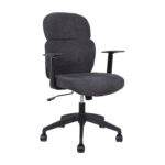 Töötool TIMEO 62x58xH93-101cm, must