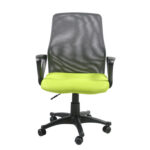 Töötool TREVISO, 59x58xH90-102cm, roheline/hall, polüesterkangas, plastik