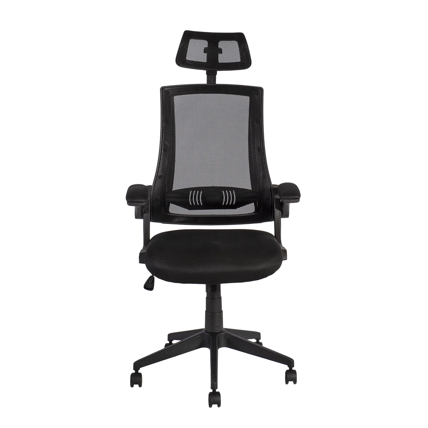 mbl-29206-MBL7-0-29206_01-13 Arvutitool/kontoritool NOVARA, 66x70,5xH117,5-127,5cm, must, polüesterkangas, plastik - Image 1