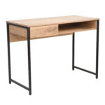 Kirjutuslaud DIMITRA 100x50xH76cm, rustik/must