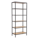 Riiul HEDVIG 63x33xH152cm, saar/must