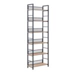Riiul HECTOR 60x28xH187cm, saar/must