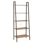 Riiul SANCIA 64x34xH164cm, tamm/pruun