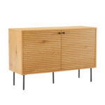Kummut LINE 110x40xH74cm, tammedekooriga melamiin