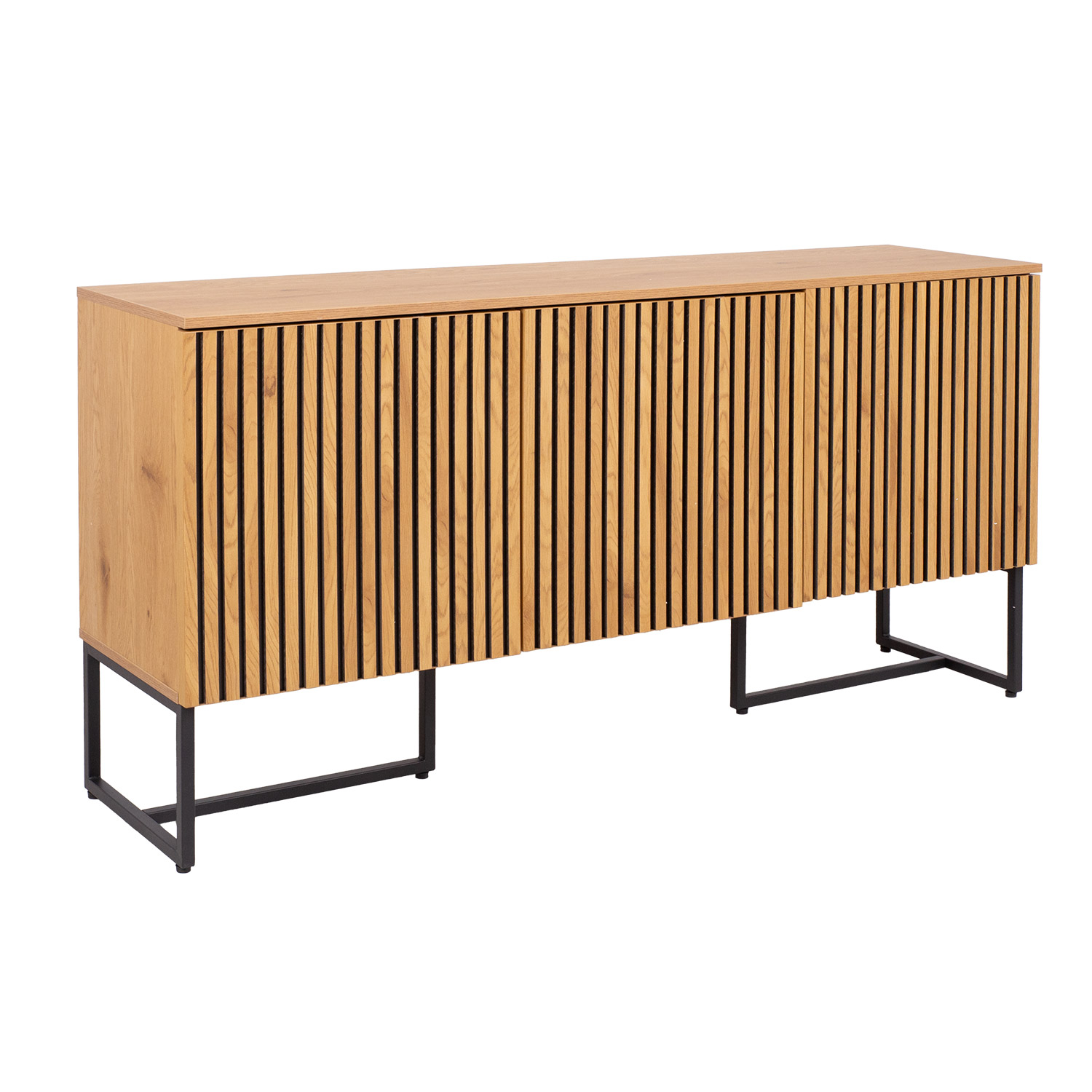 mbl-45142-mbl7-0-45142-7 Kummut HAMPTON 160x40xH80cm, tammedekooriga melamiin - Image 1